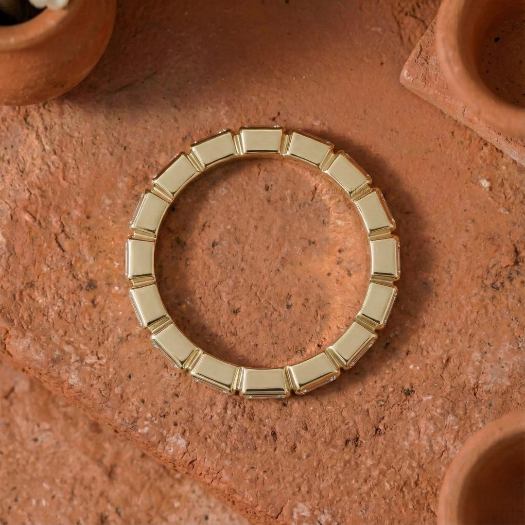 Baguette Cut Lab Grown Diamond Band