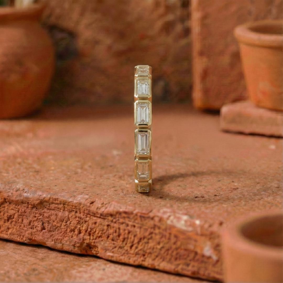 Baguette Cut Lab Grown Diamond Band