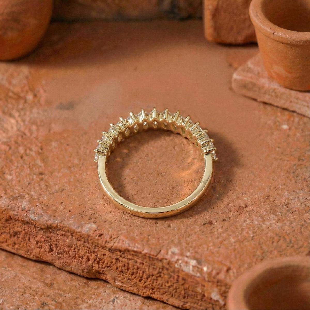 Marquise Cut Lab-Grown Diamond Wedding Ring