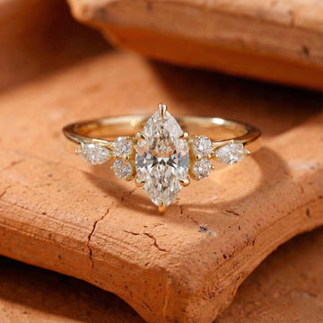Marquise Lab Grown Diamond Ring