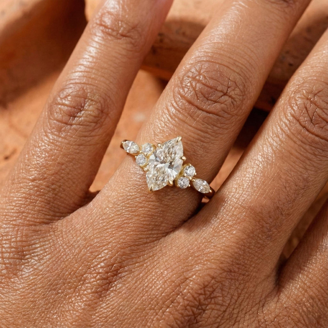 Marquise Lab Grown Diamond Ring