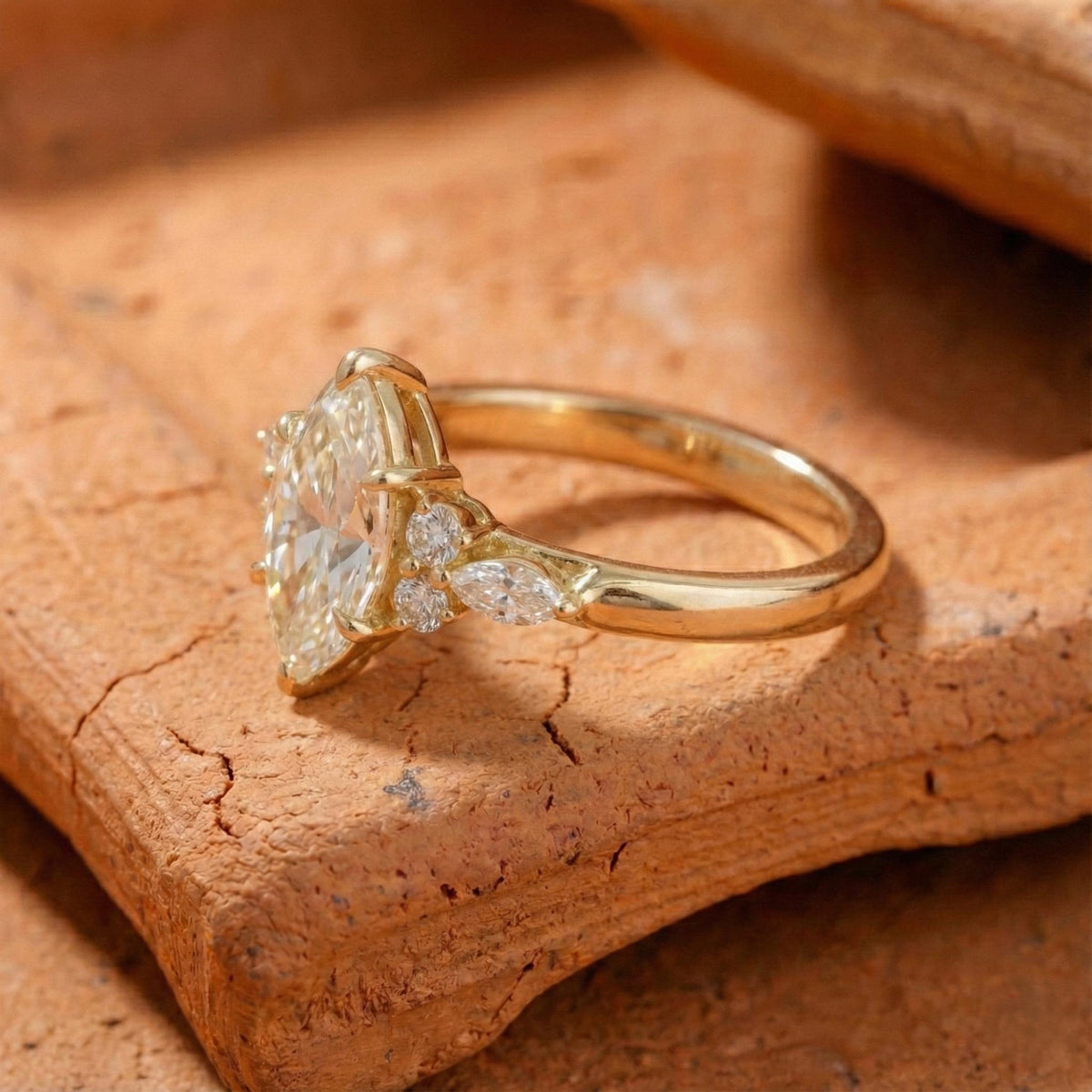 Marquise Lab Grown Diamond Ring