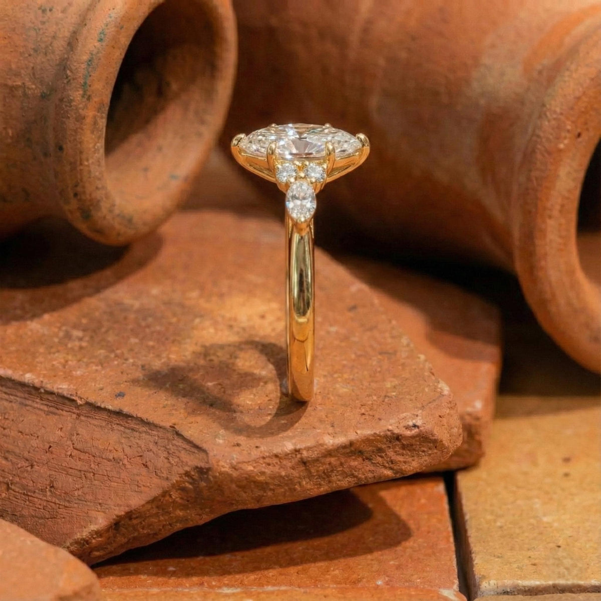Marquise Lab Grown Diamond Ring