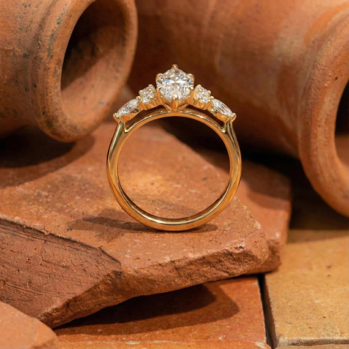 Marquise Lab Grown Diamond Ring