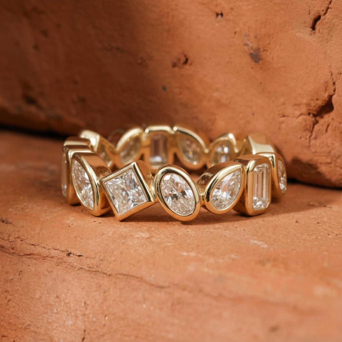 Multi-Shape Lab Grown Diamond Eternity Band