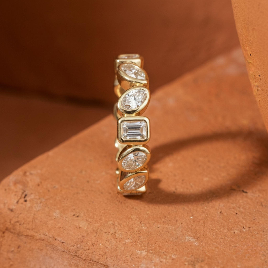 Multi-Shape Lab Grown Diamond Eternity Band