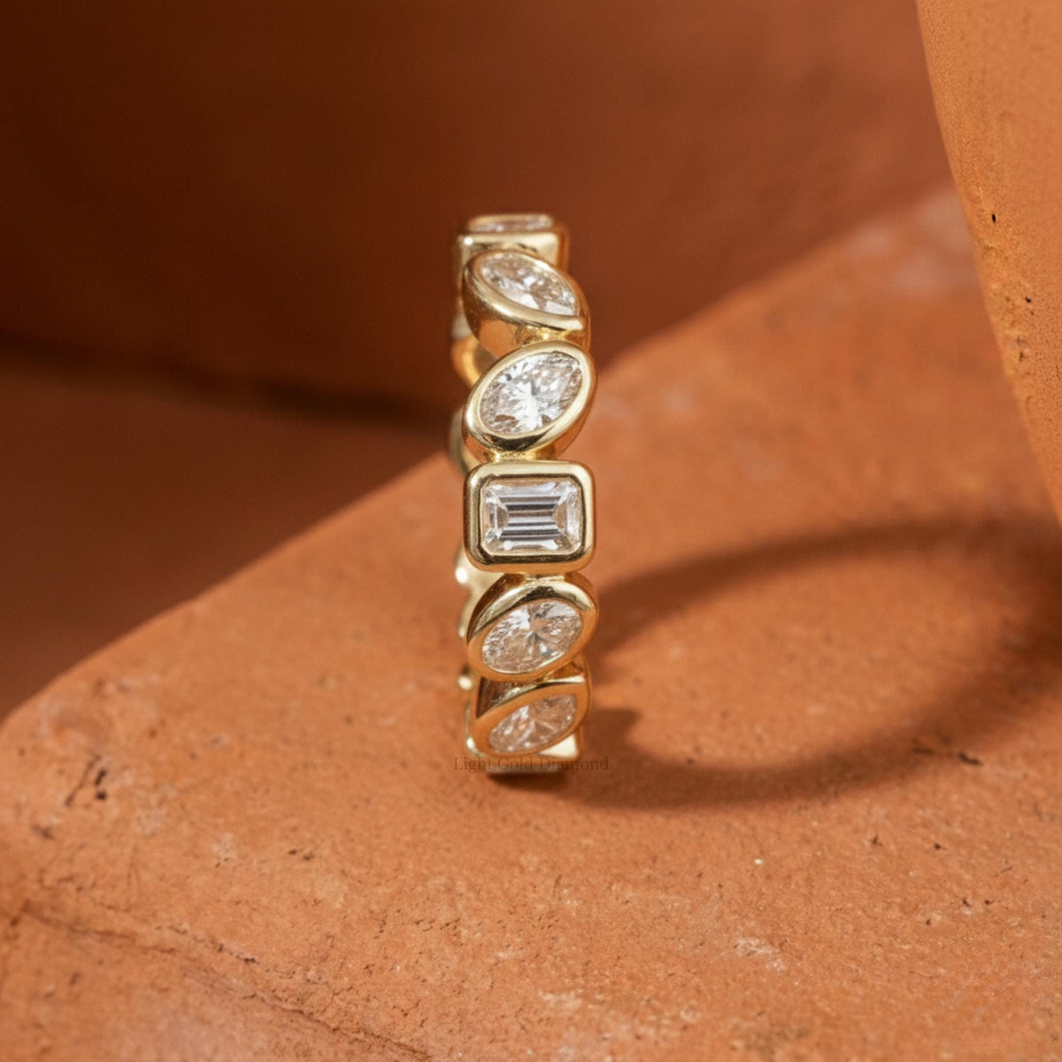 Multi-Shape Lab Grown Diamond Eternity Band