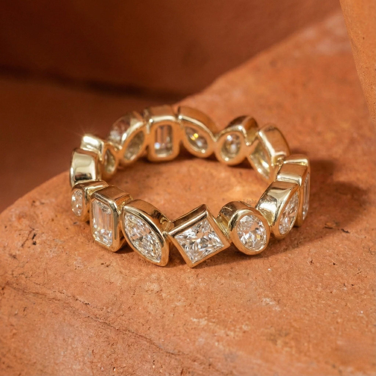 Multi-Shape Lab Grown Diamond Eternity Band