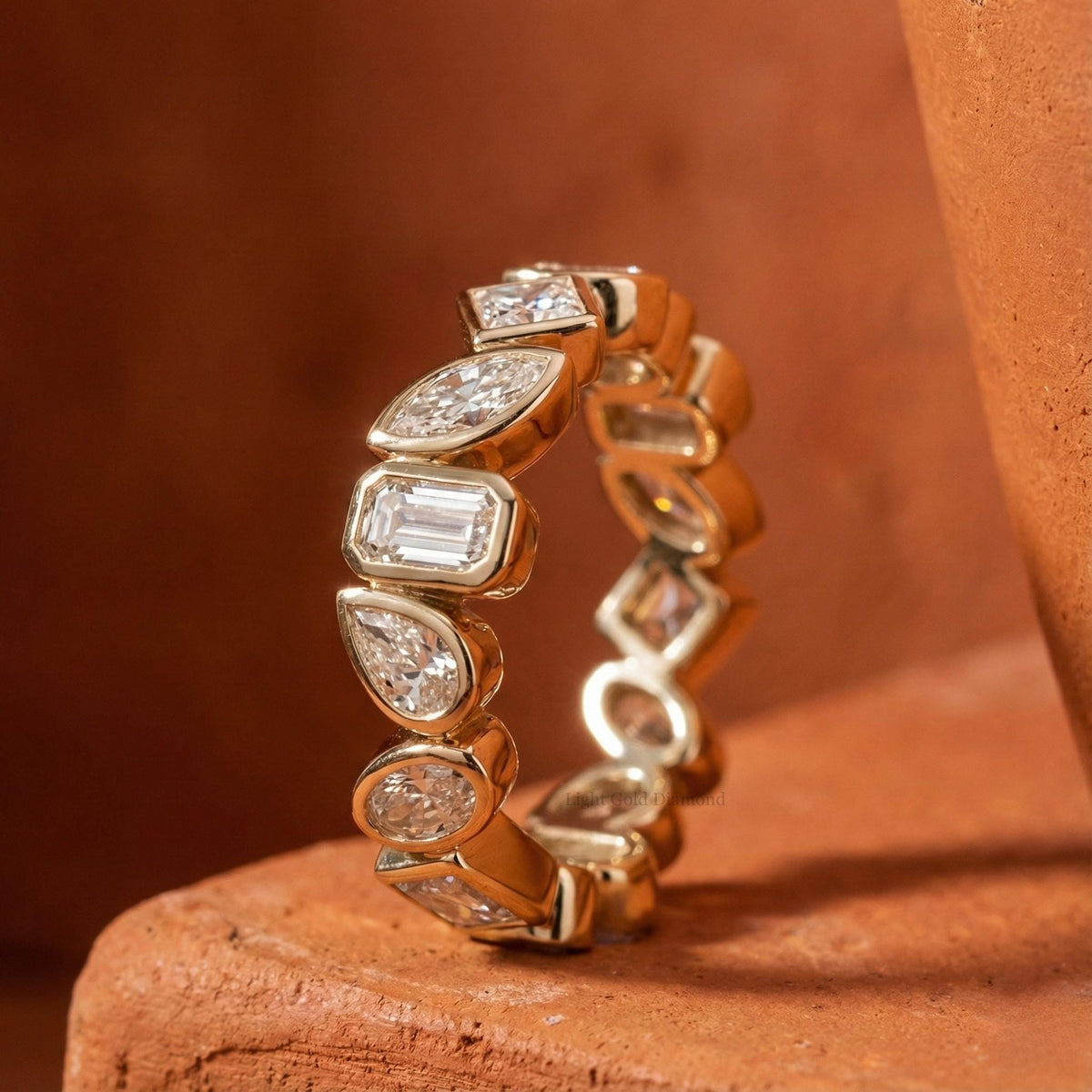 Multi-Shape Lab Grown Diamond Eternity Band