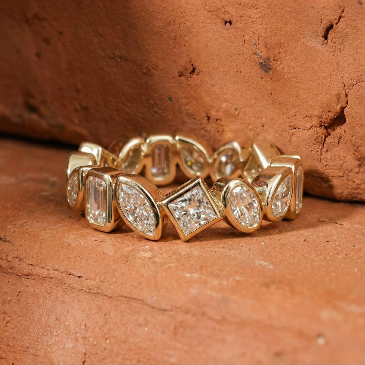 Multi-Shape Lab Grown Diamond Eternity Band