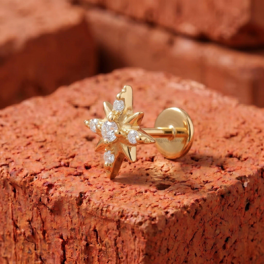 Northen Star Cartilage Earrings