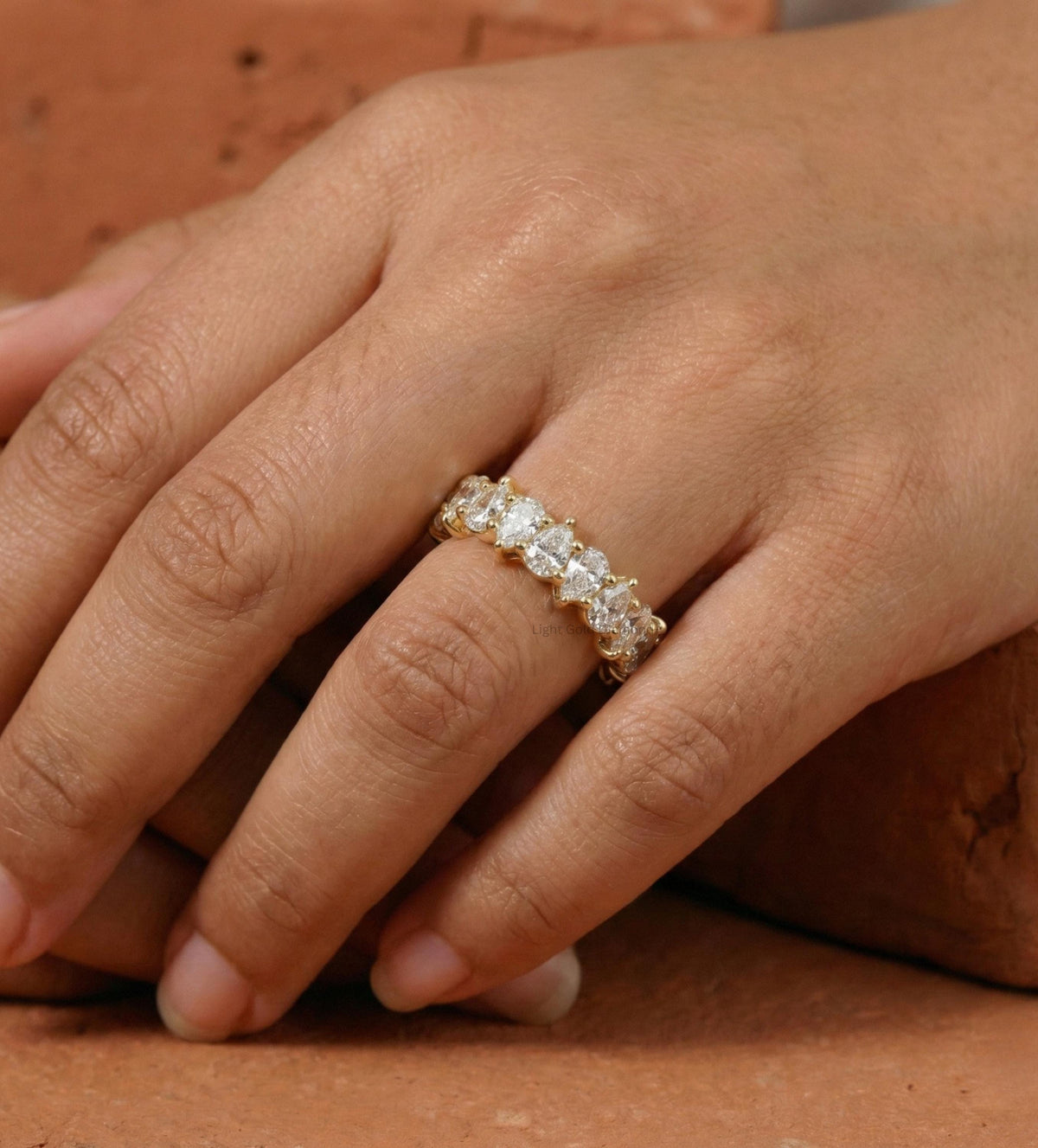 Unique Lab-Grown Diamond Eternity Band 