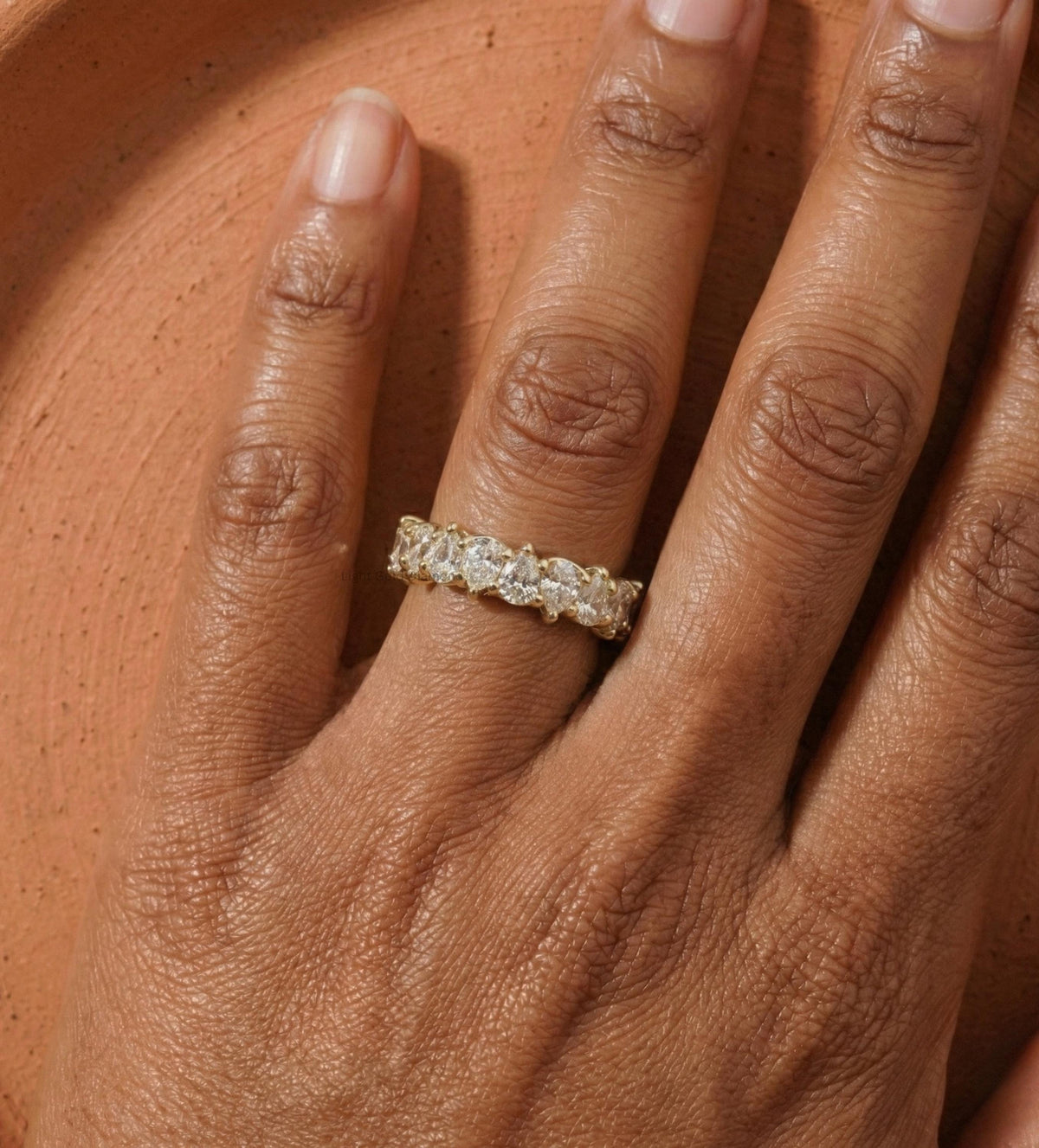 Unique Lab-Grown Diamond Eternity Band
