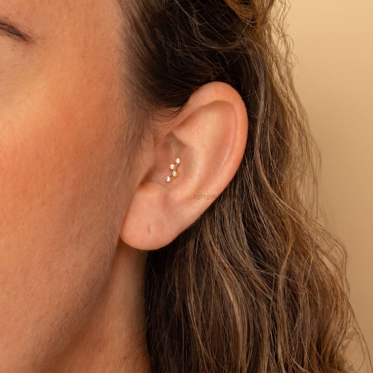 Zig Zag Lab Grown Diamond Ear Climbers