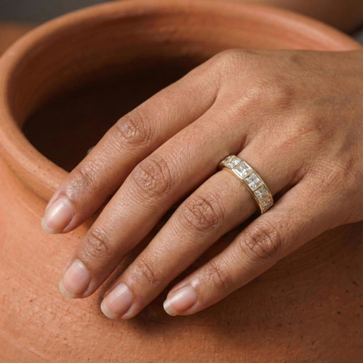 Princess Lab Grown Diamond Eternity Band