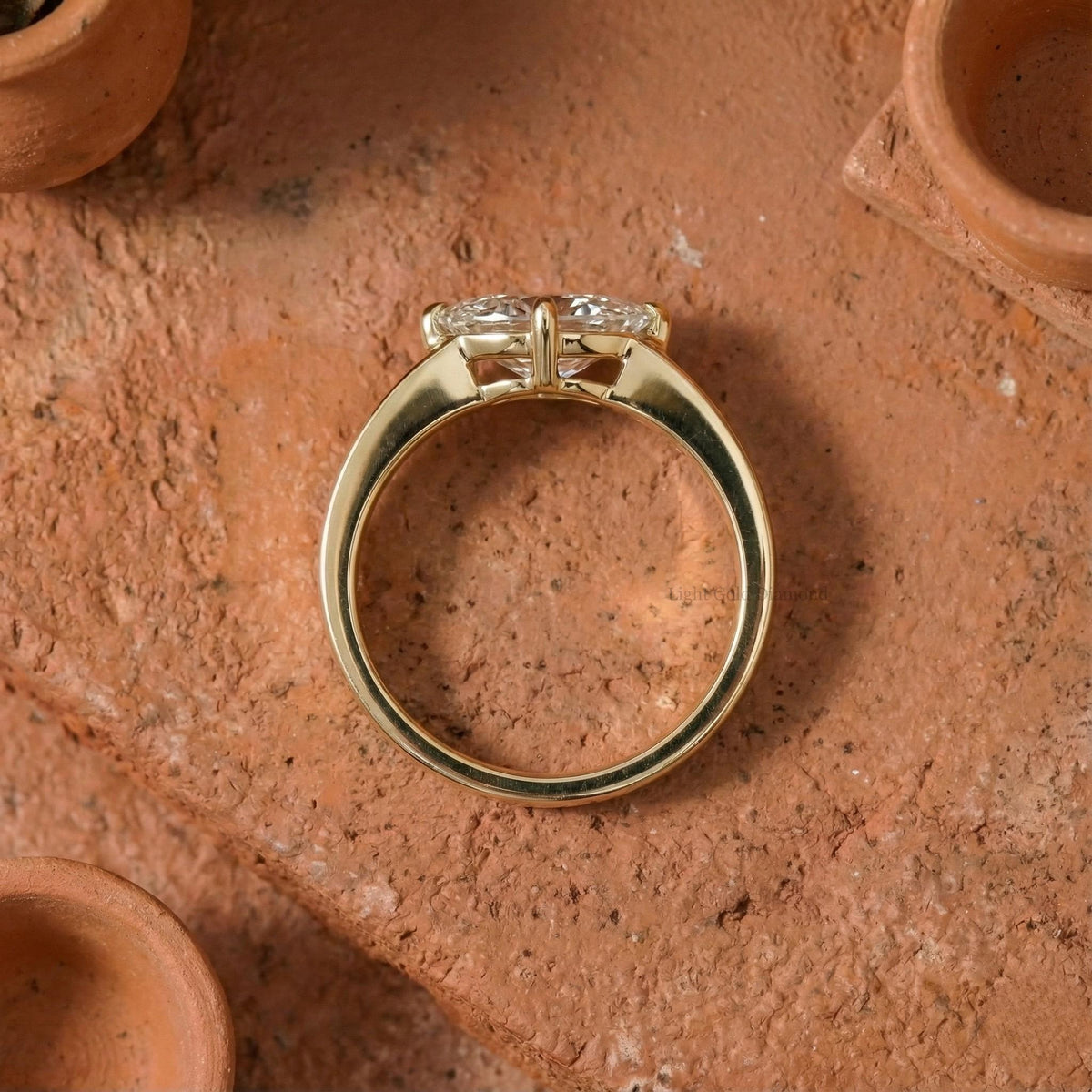 Marquise Cut lab Grown Diamond Solitaire Ring For Her