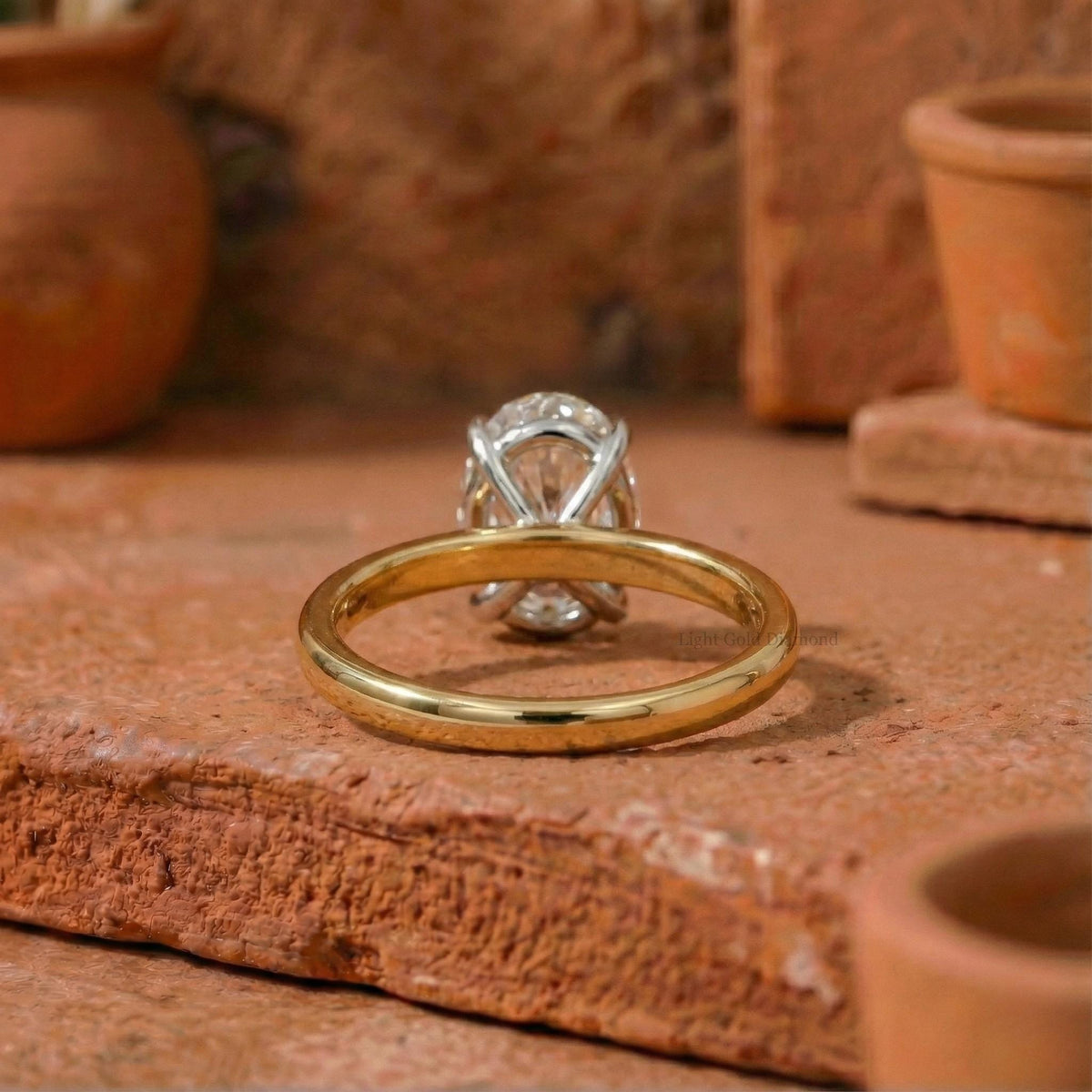 Oval Cut Lab-Grown Diamond Engagement Ring