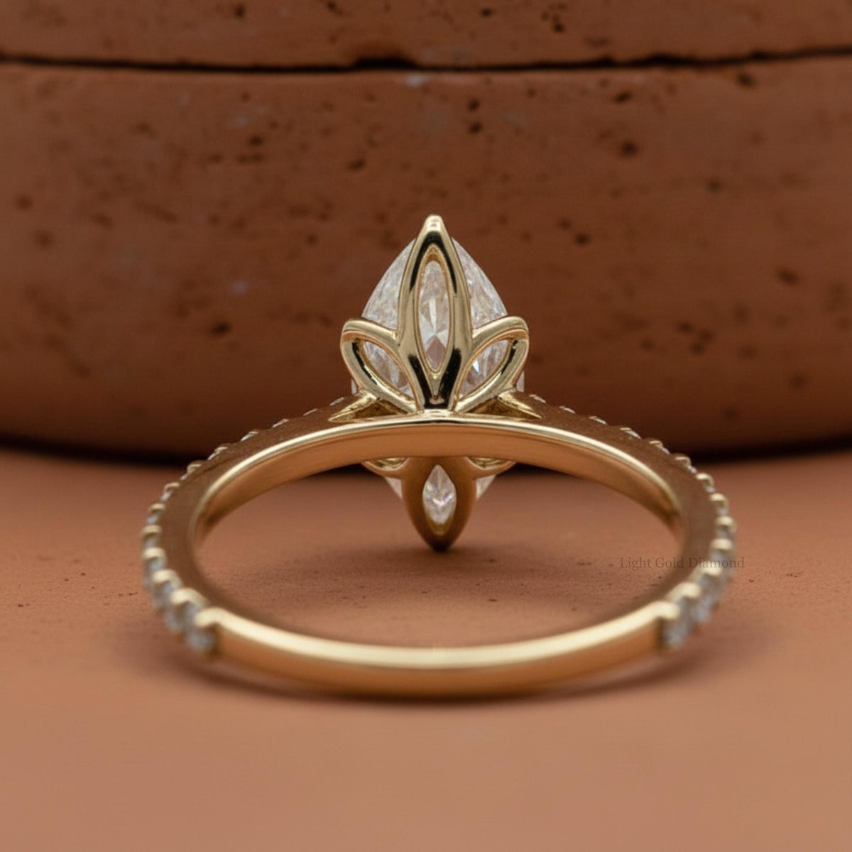 Lab Grown Marquise Diamond Ring