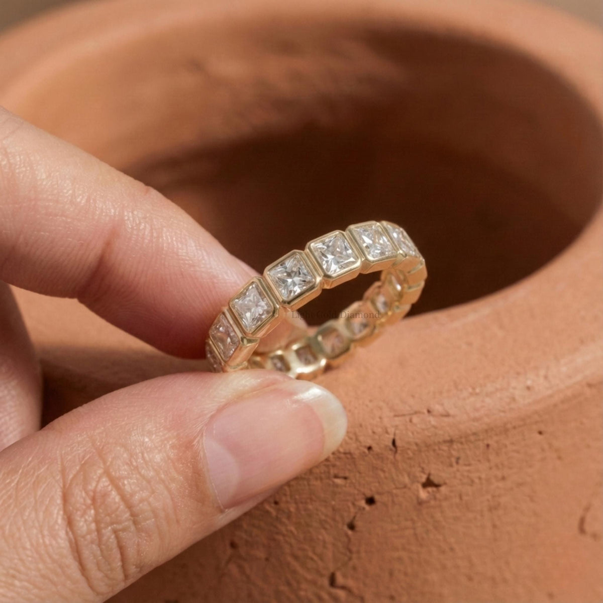 Princess Lab Grown Diamond Eternity Band
