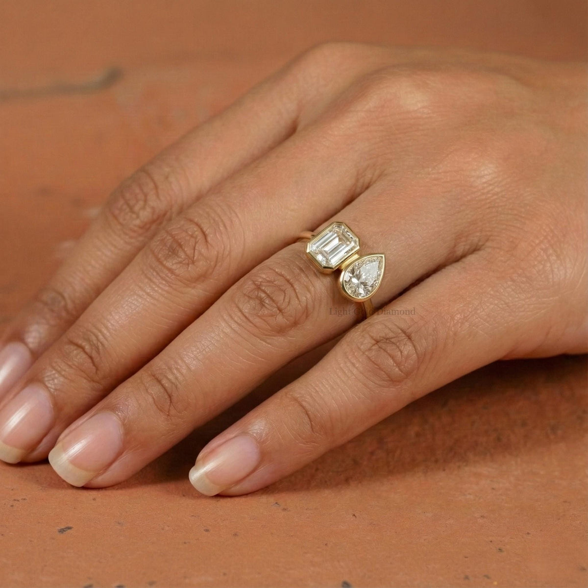 Lab Grown Diamond Toi Et Moi Ring