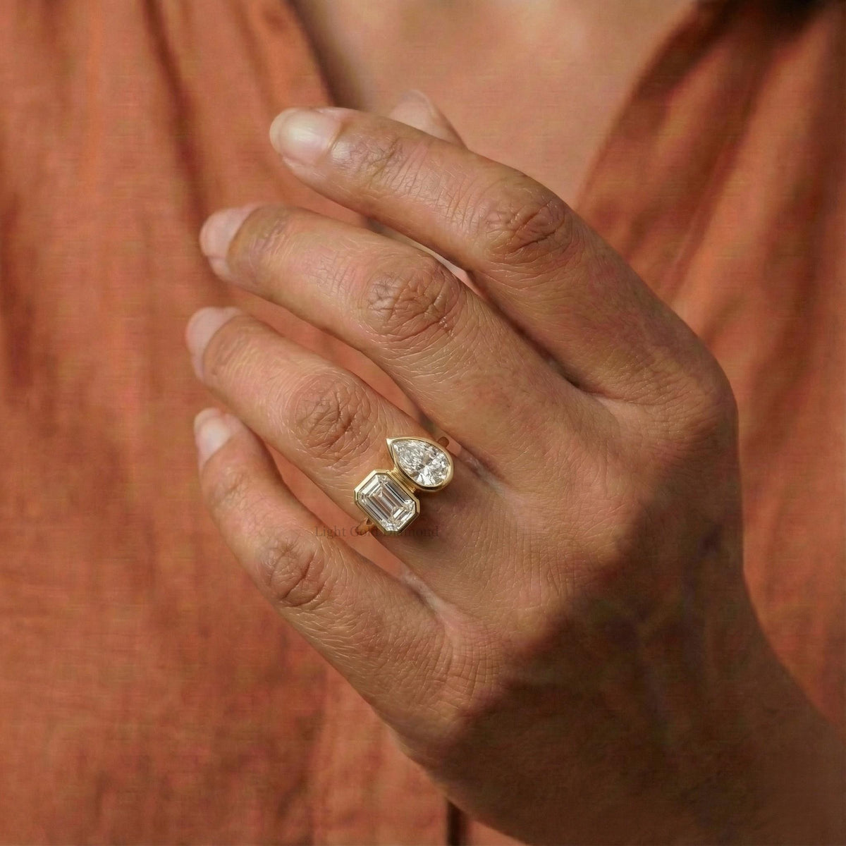 Lab Grown Diamond Toi Et Moi Ring