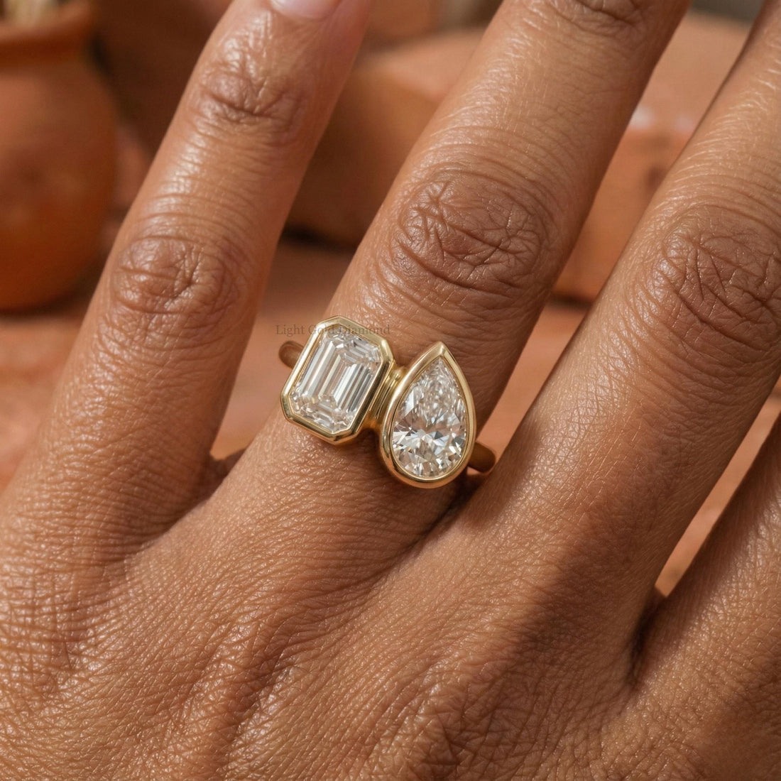 Lab Grown Diamond Toi Et Moi Ring