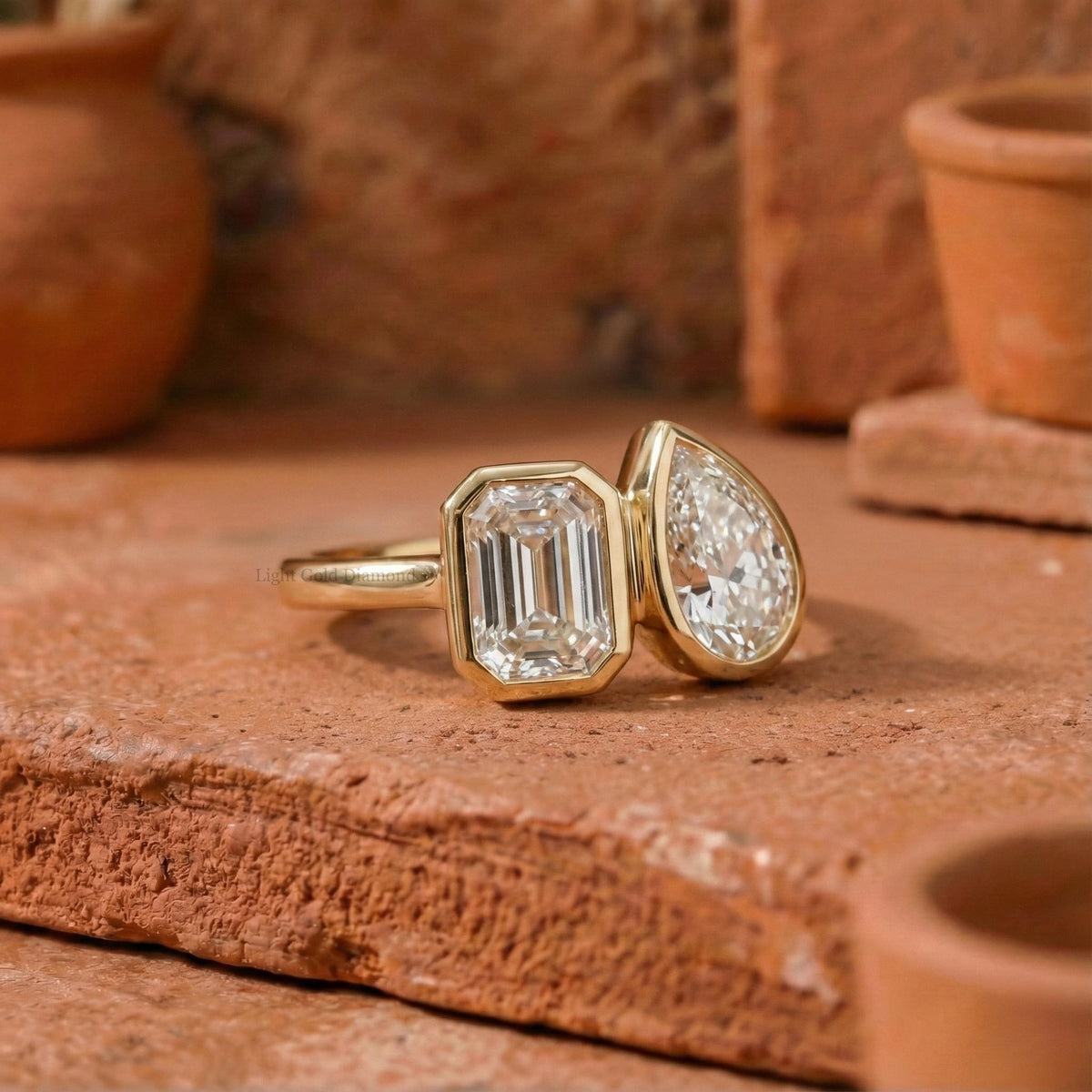 Lab Grown Diamond Toi Et Moi Ring