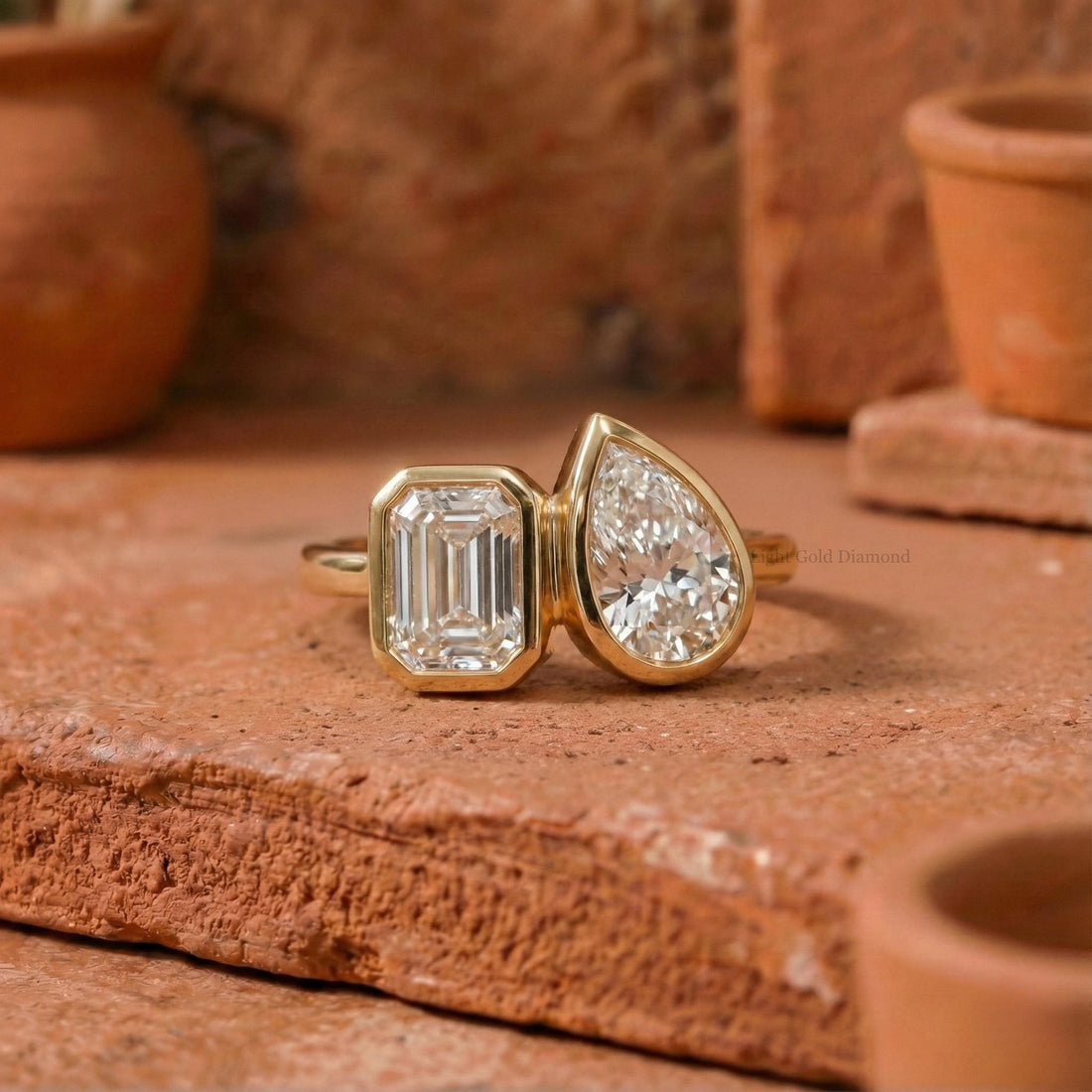 Lab Grown Diamond Toi Et Moi Ring