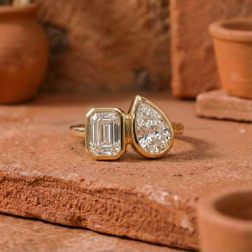 Lab Grown Diamond Toi Et Moi Ring