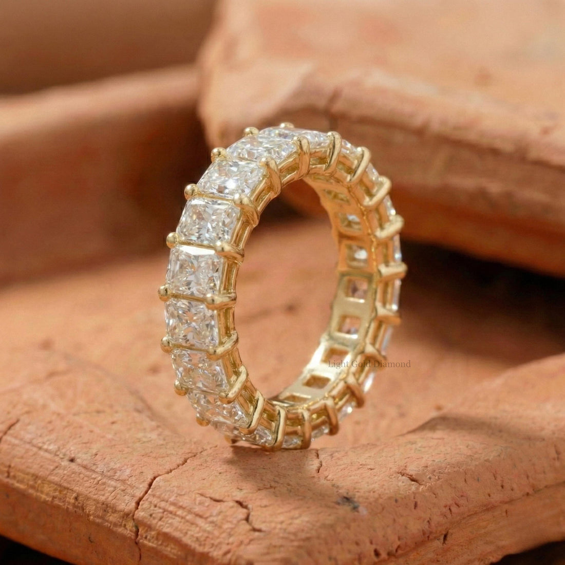Radiant Cut Lab Grown Diamond Eternity Band