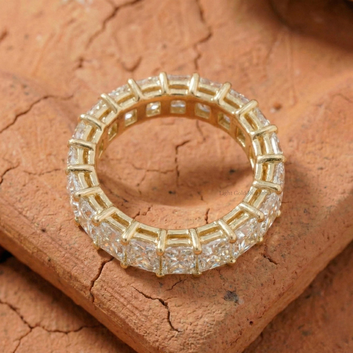 Radiant Cut Lab Grown Diamond Eternity Band