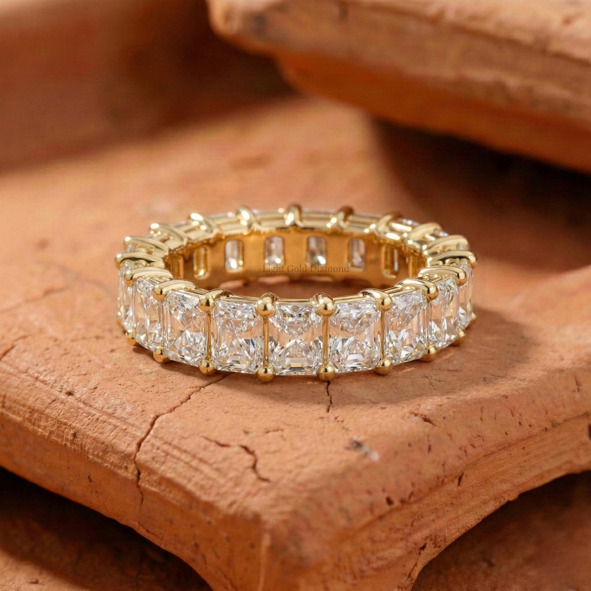 Radiant Cut Lab Grown Diamond Eternity Band