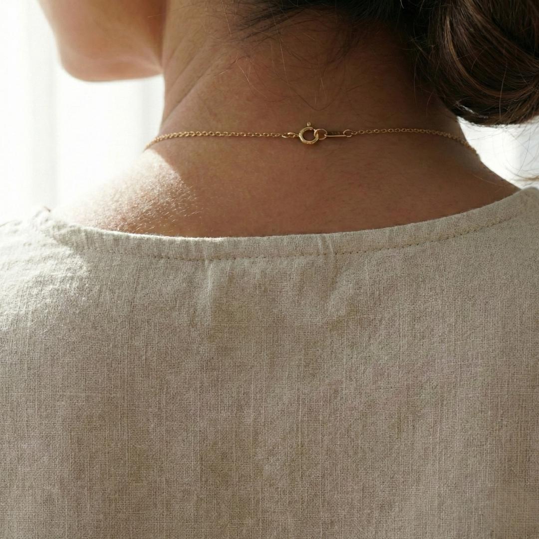 Oval Cut Lab Grown Diamond Dainty Pendant Necklace
