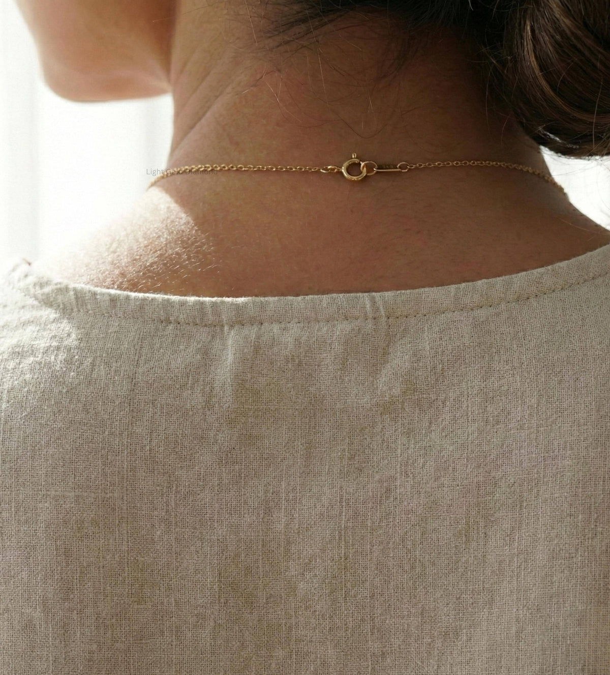 Lab Grown Diamond Lariat Necklace