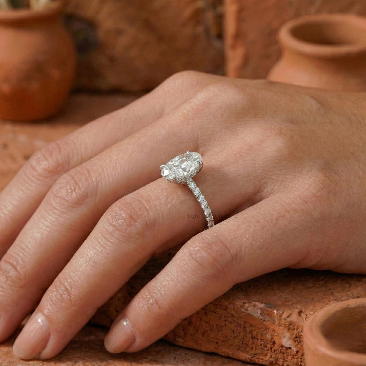 Moval Lab-Grown Diamond Ring