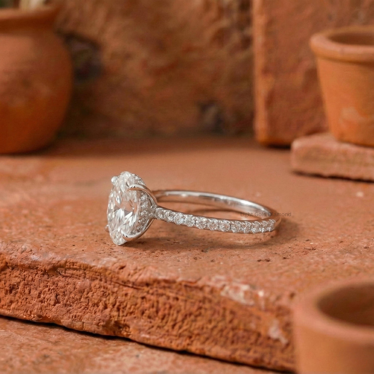 Moval Lab-Grown Diamond Ring