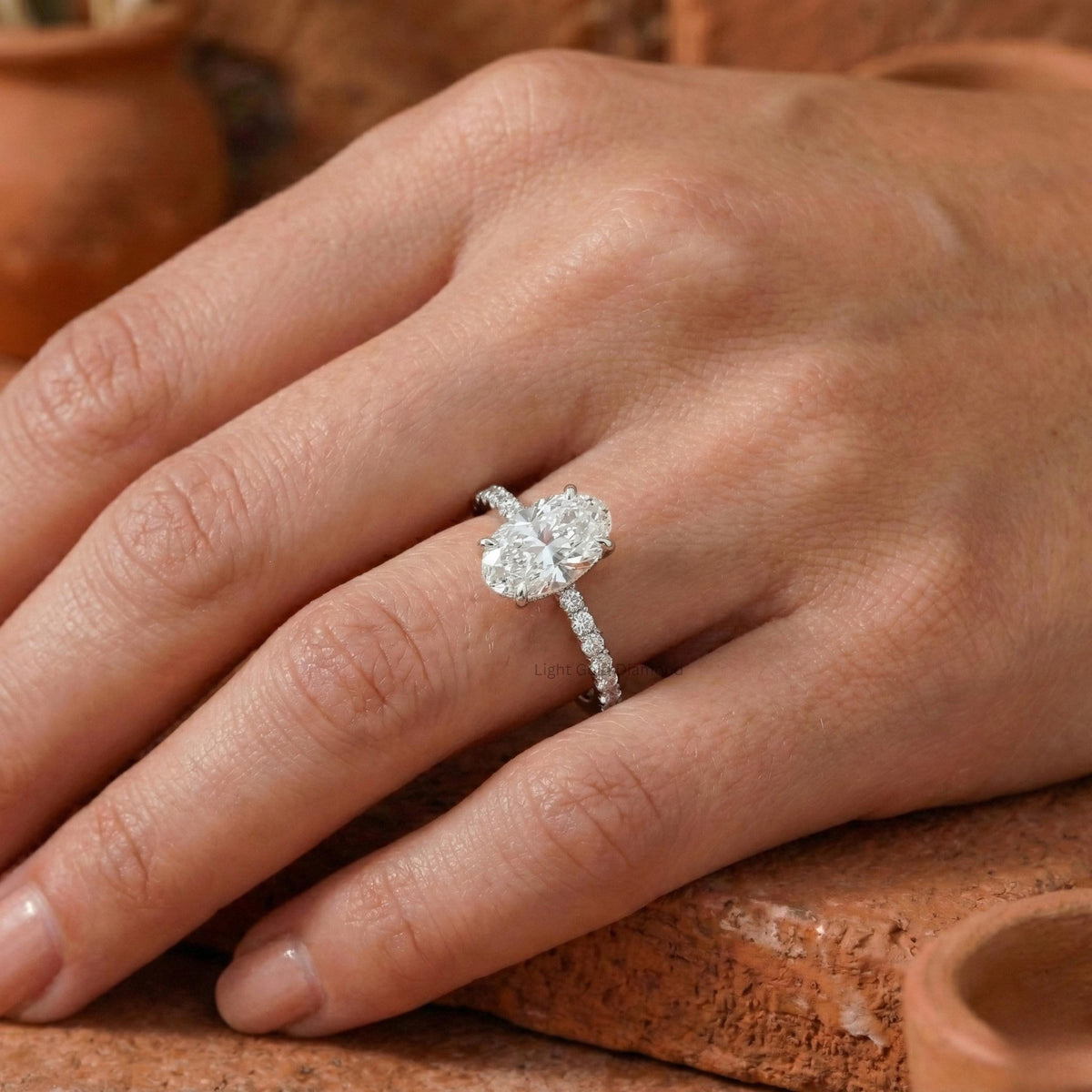 Moval Lab-Grown Diamond Ring
