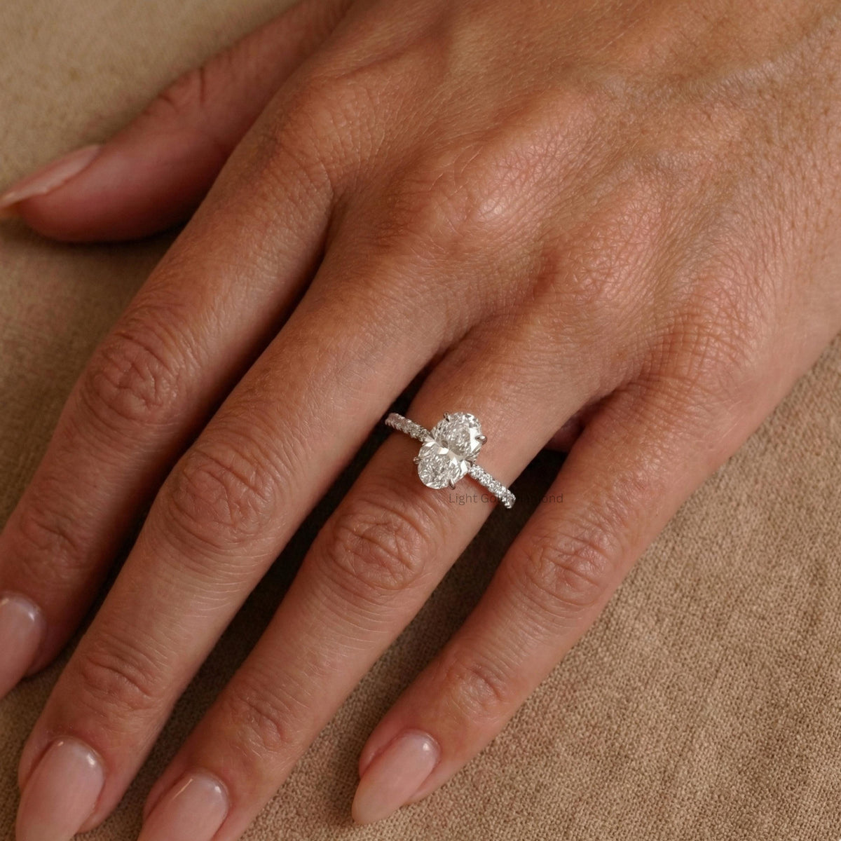 Moval Lab-Grown Diamond Ring