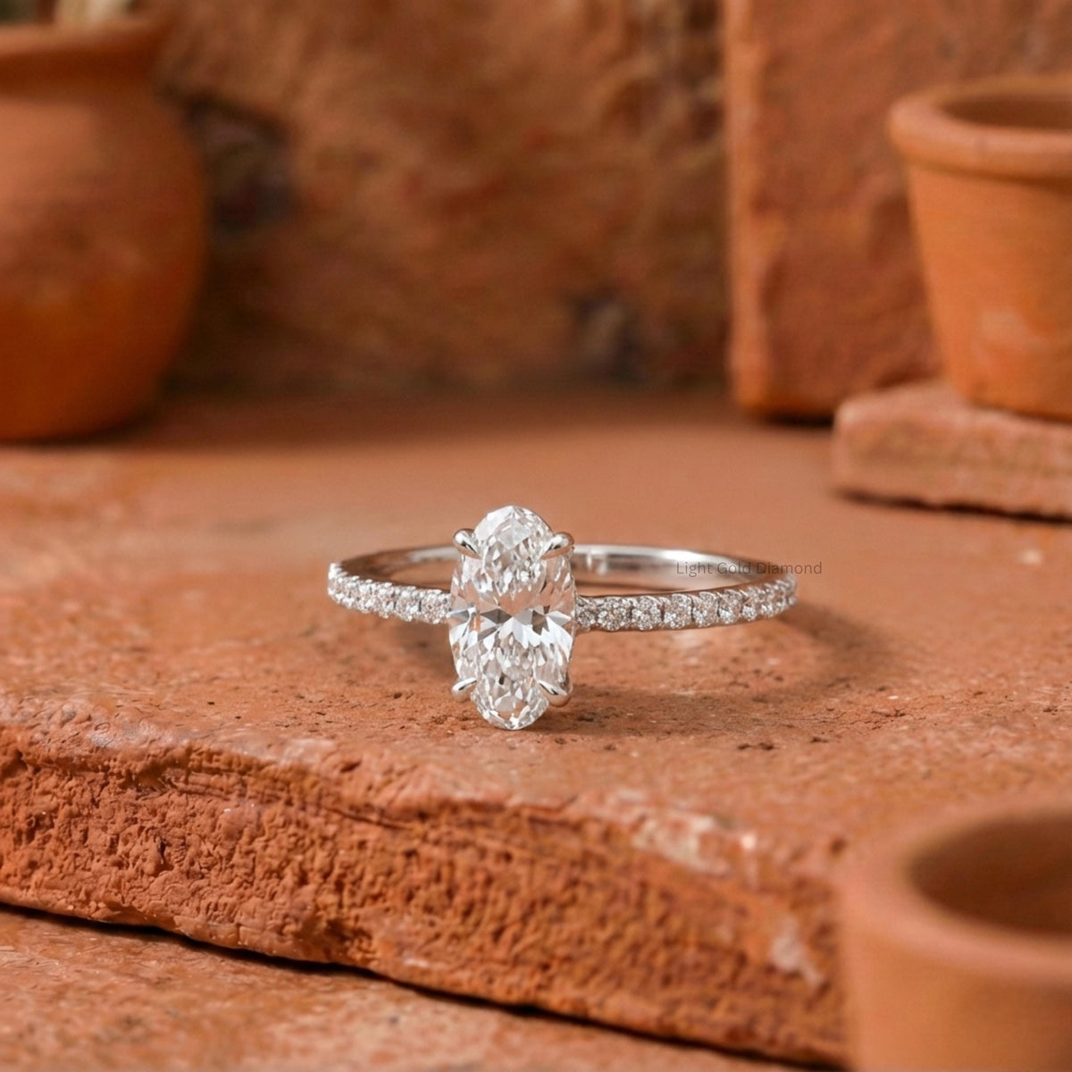 Moval Lab-Grown Diamond Ring
