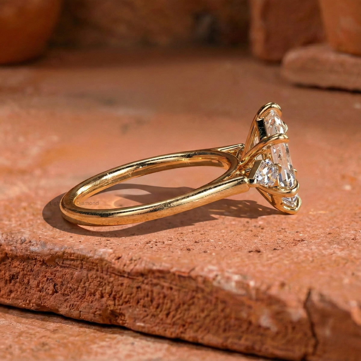 IGI Certified Hexagon Lab Grown Diamond Ring