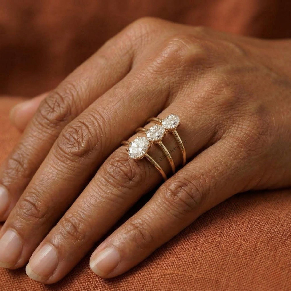 Oval Cut Solitaire Engagement Ring Four Prong
