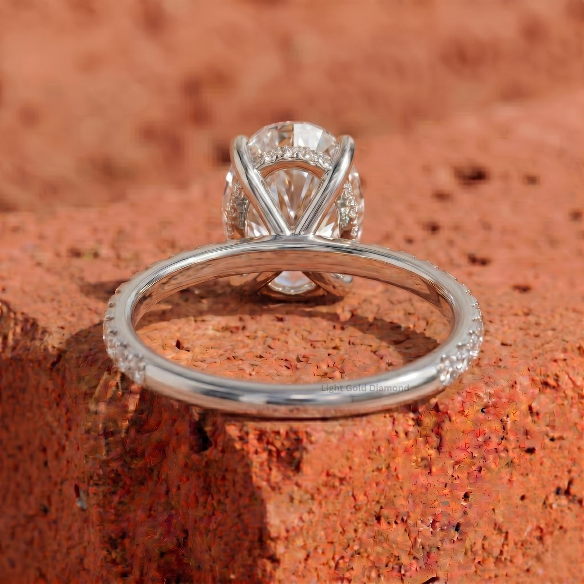 2 Carat Oval Diamond Engagement Ring