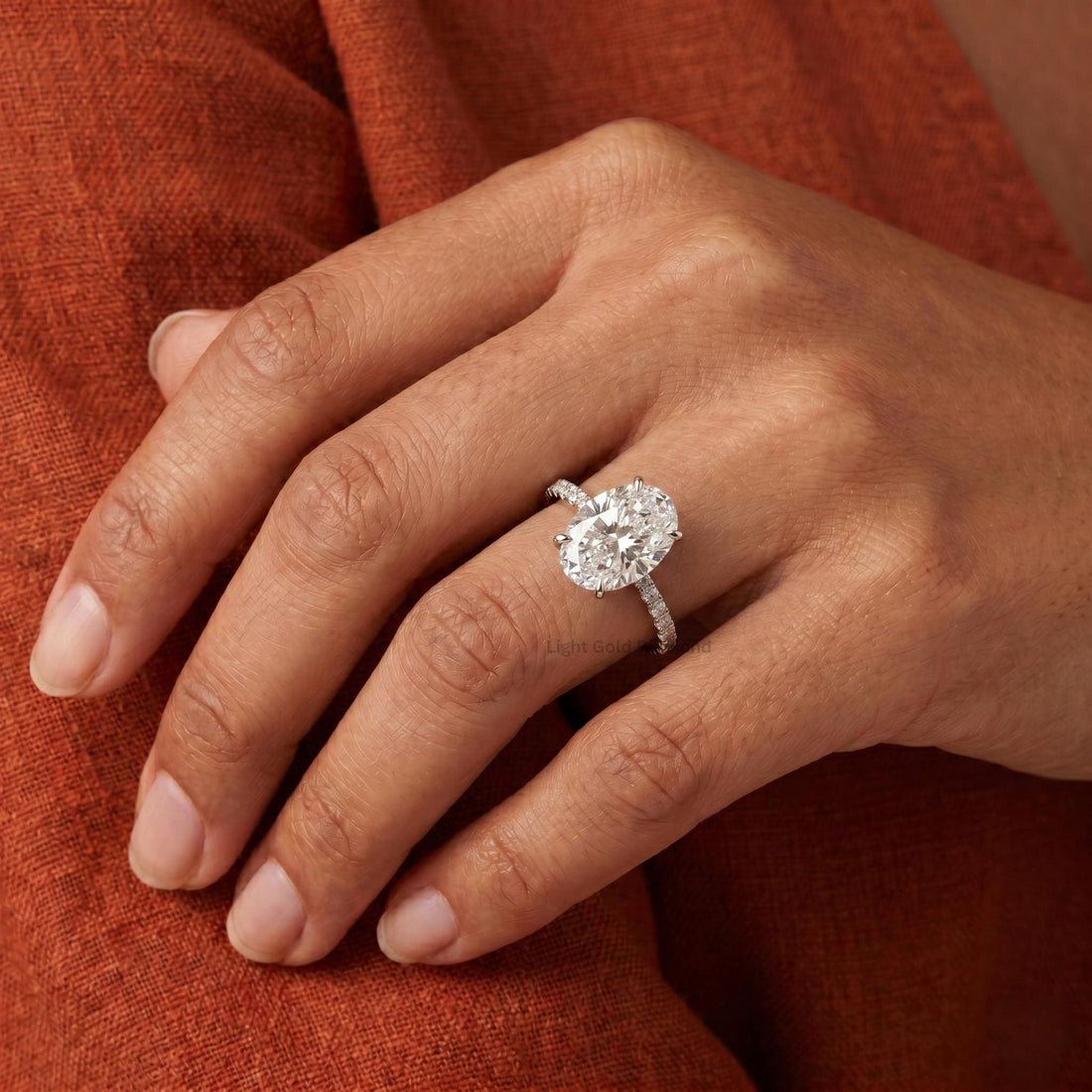 2 Carat Oval Diamond Engagement Ring