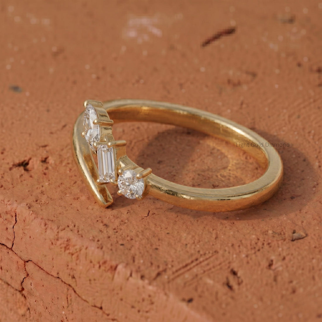 Lab Grown Diamond Bypass Ring