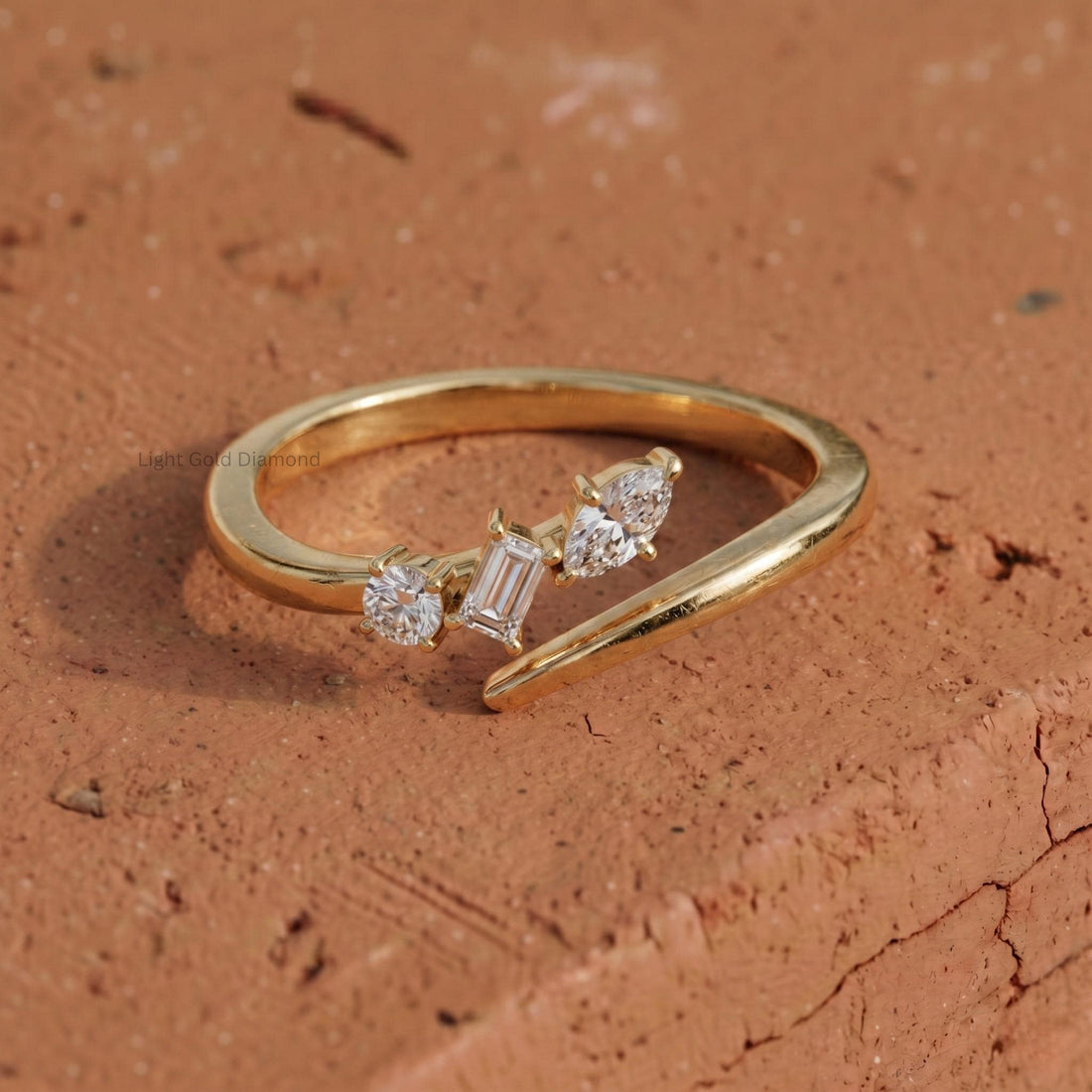 Lab Grown Diamond Bypass Ring