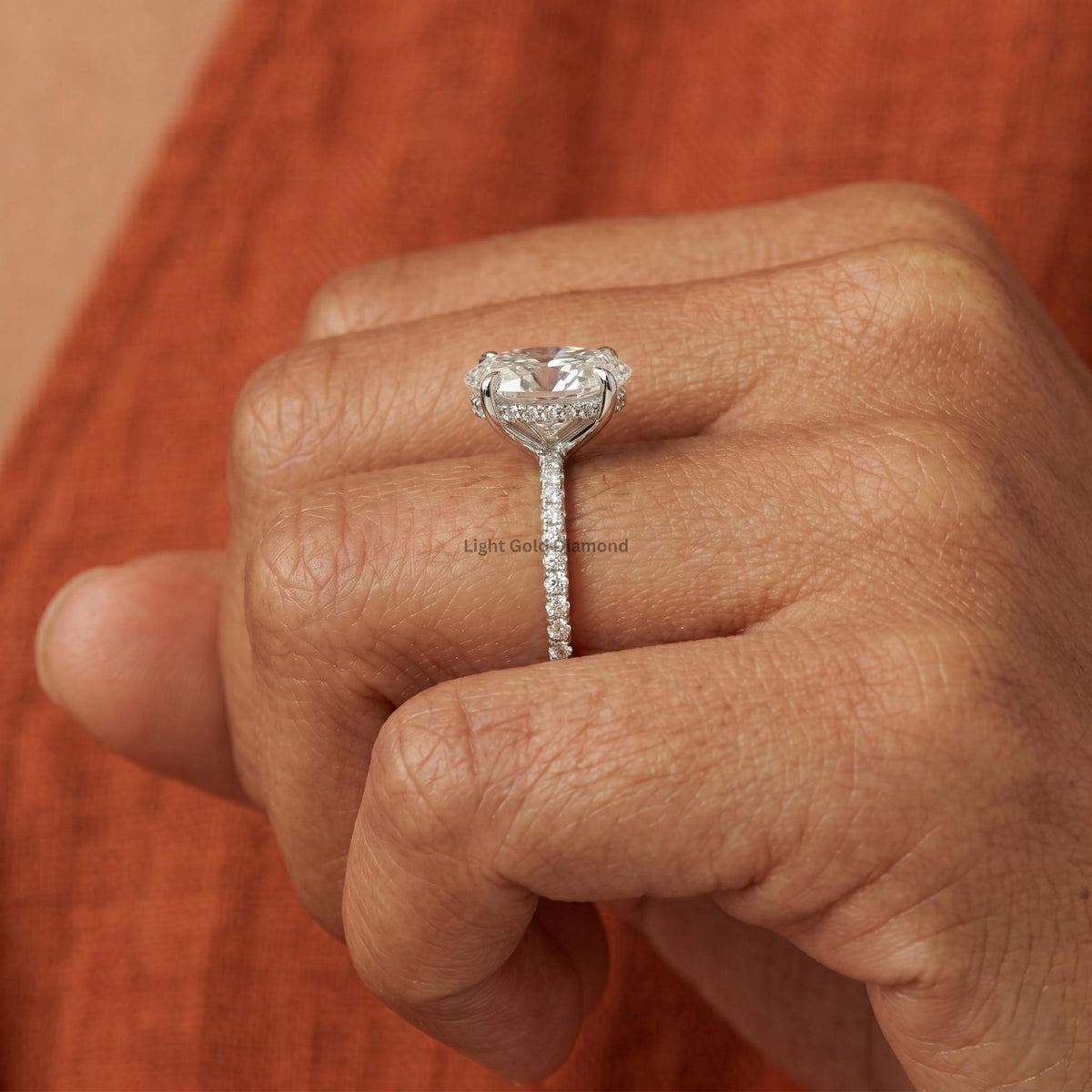 2 Carat Oval Diamond Engagement Ring