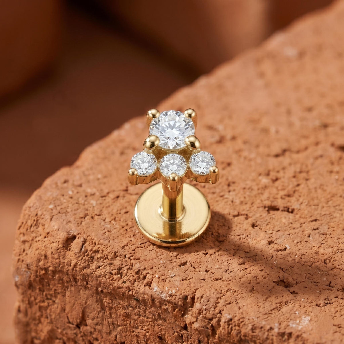 14K Solid Gold Cartilage Earrings