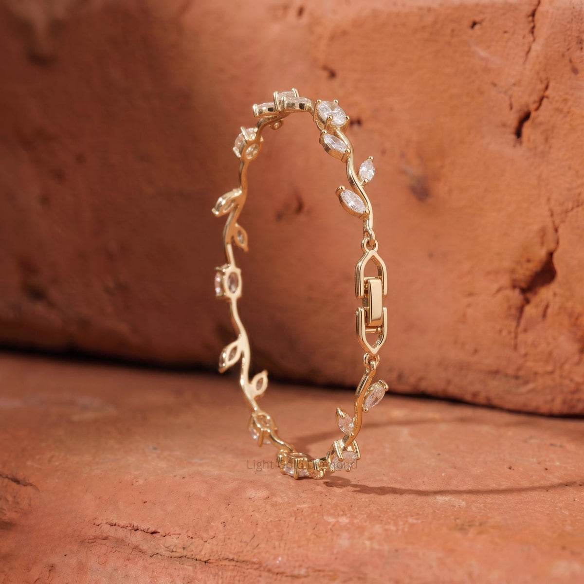 14K Gold Lab Grown Diamond Bracelet