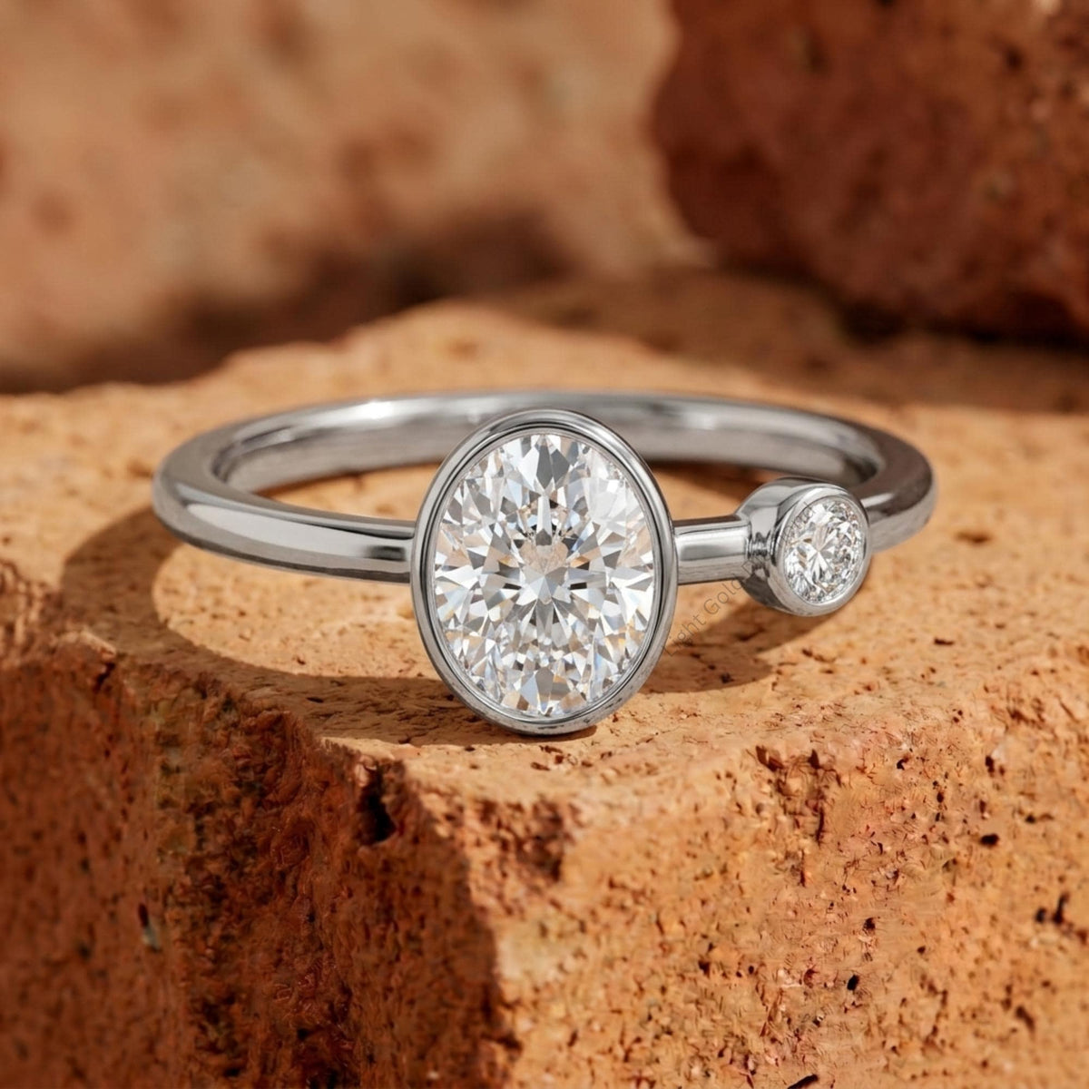 2 Carat Oval Cut Engagement Ring