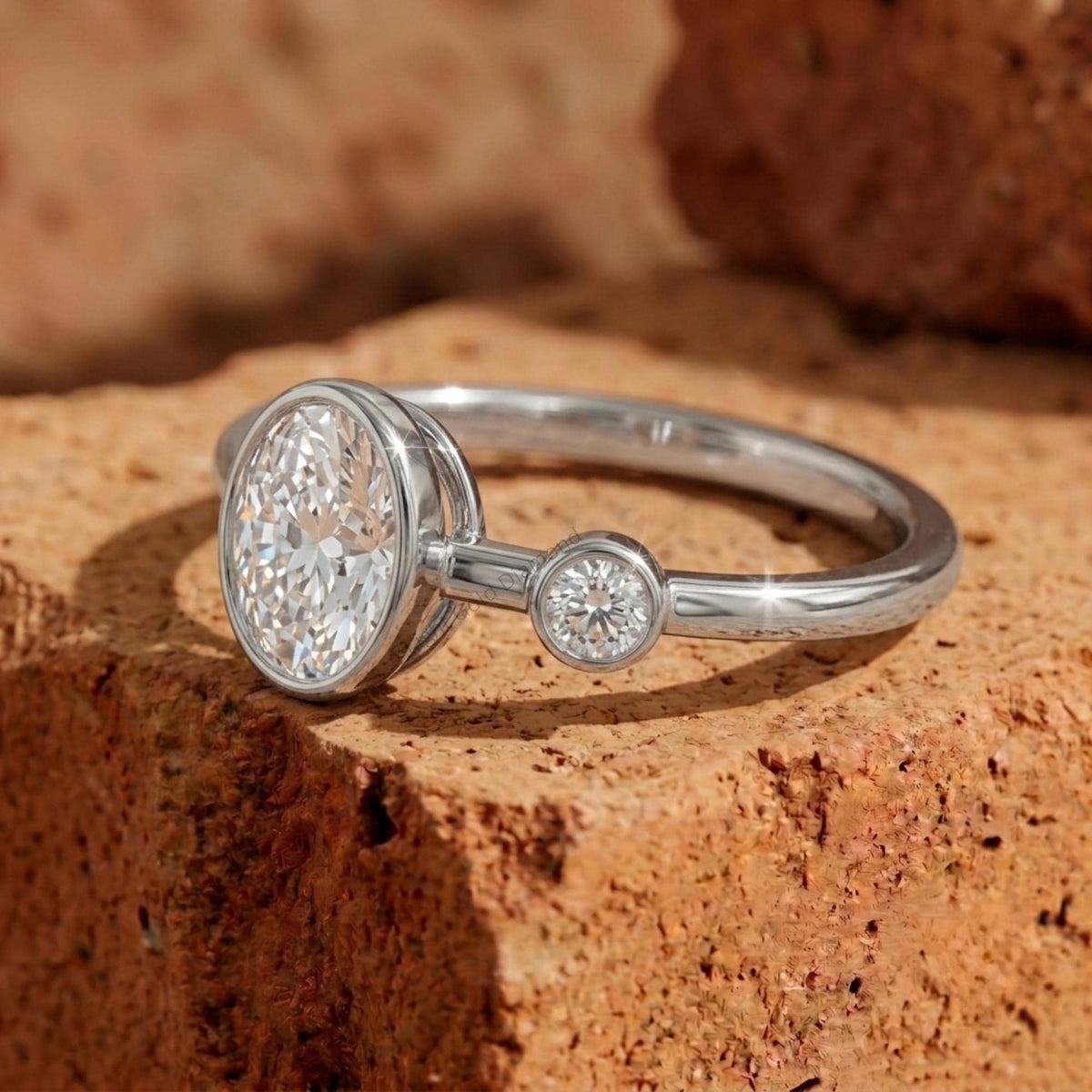 2 Carat Oval Cut Engagement Ring